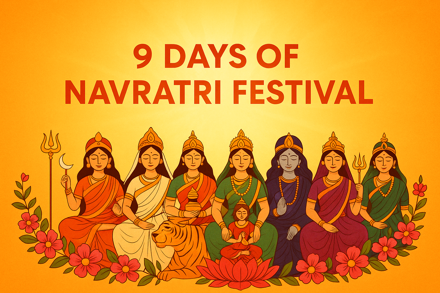 9 Days of Navratri Festival: Significance, Colors & Rituals